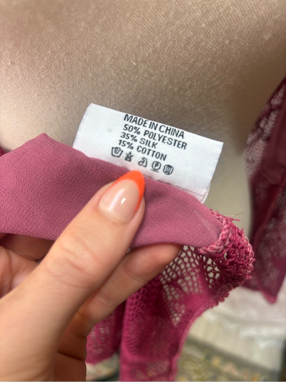J’Adore Paris Silk/Cotton/Polyester Blend Mix Media Scarf - Picture 9 of 9